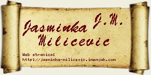 Jasminka Milićević vizit kartica